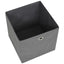 opbevaringskasser 4 stk. 32x32x32 cm ikke-vævet stof grey