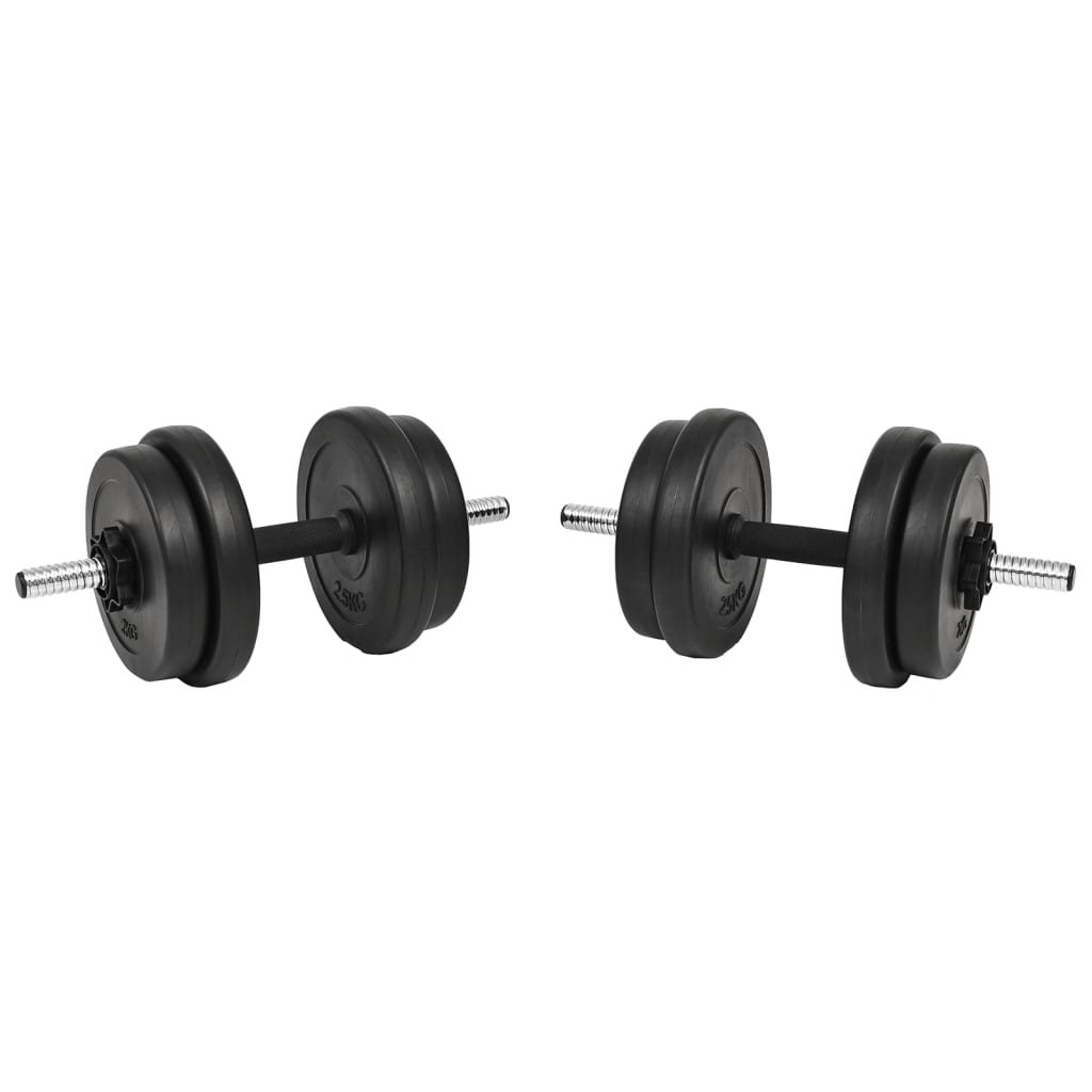 håndvægtsæt i 14 dele 20 kg