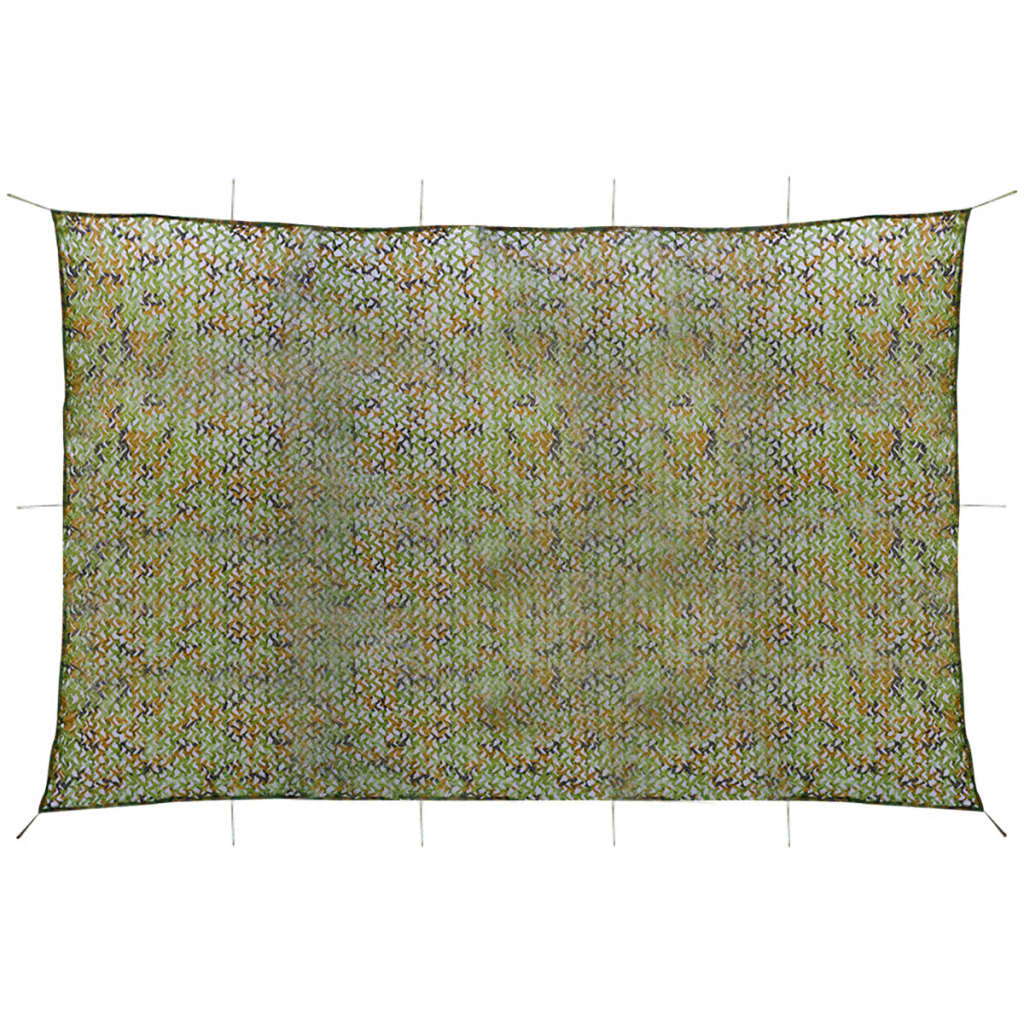 camouflagenet med opbevaringstaske 6 x 8 m billede