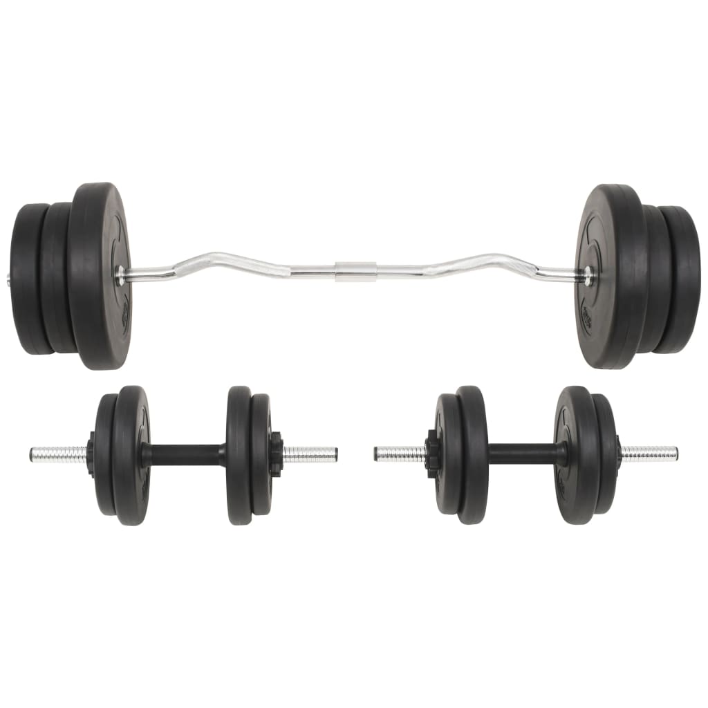 vægtstangs- og håndvægtssæt 60 kg