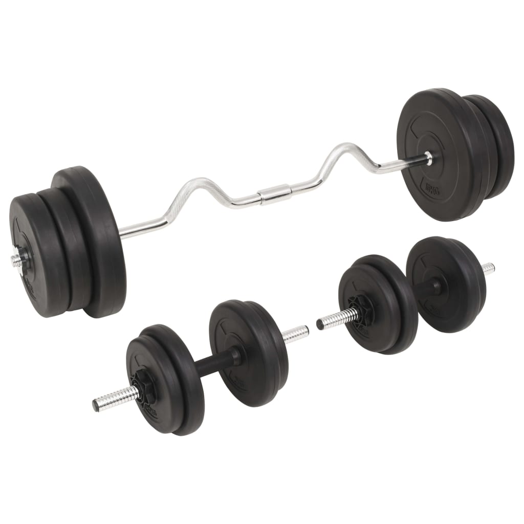 vægtstangs- og håndvægtssæt 60 kg