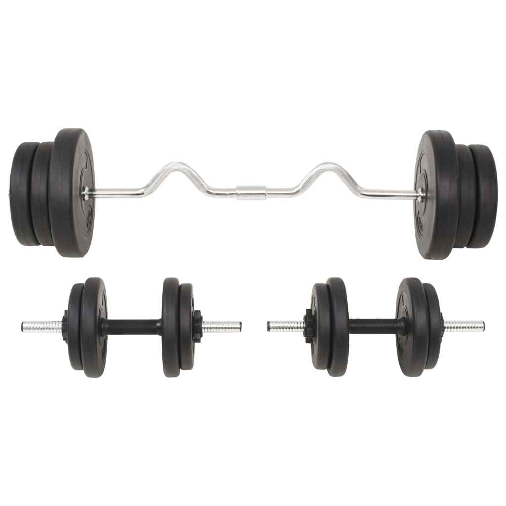 vægtstangs- og håndvægtssæt 60 kg