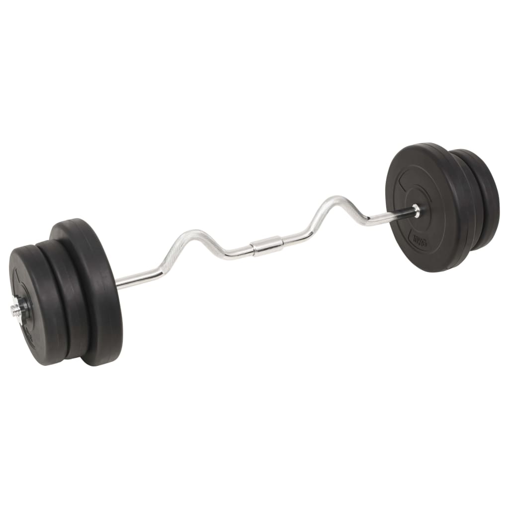 vægtstangs- og håndvægtssæt 60 kg
