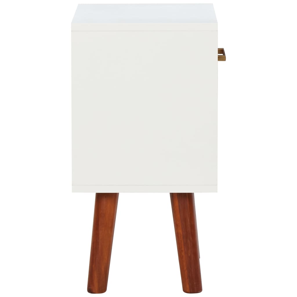 sengeskabe 2 stk. 40x30x57 cm massivt akacietræ