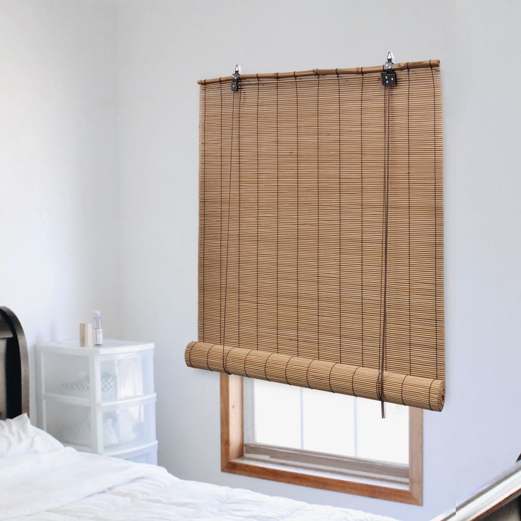 rullegardin 80x220 cm bambus brun