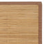 tæppe 100x160 cm bambus brun
