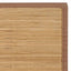 tæppe 160x230 cm bambus brun