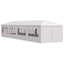 havefesttelt 3 x 12 m hvid