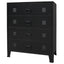 kommode i metal industriel stil 78 x 40 x 93 cm sort