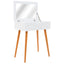 sminkebord med spejl MDF 60 x 40 x 75 cm