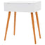 sminkebord med spejl MDF 60 x 40 x 75 cm
