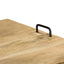 tv-bord i massivt mangotræ 110 x 35 x 45 cm