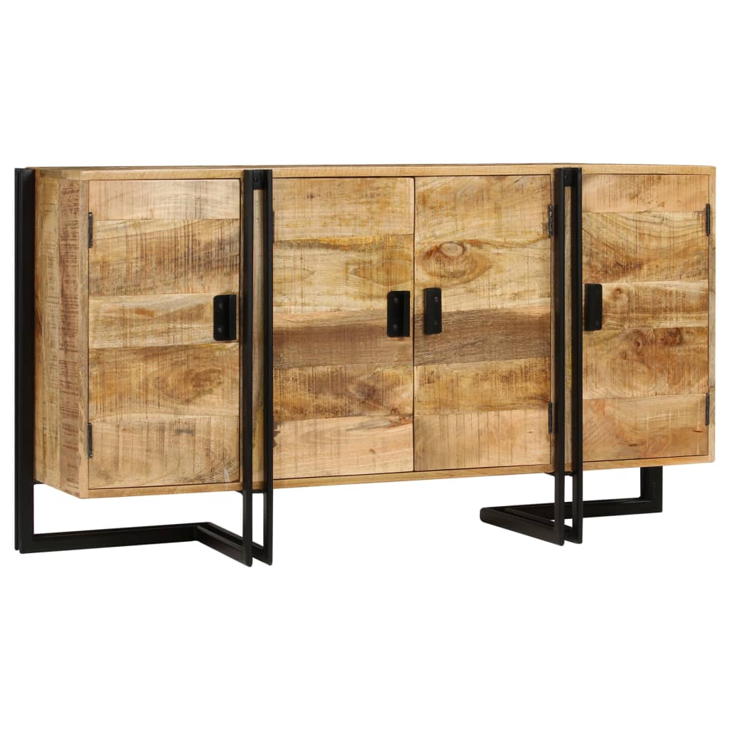 skænk i massivt mangotræ 150 x 40 x 80 cm
