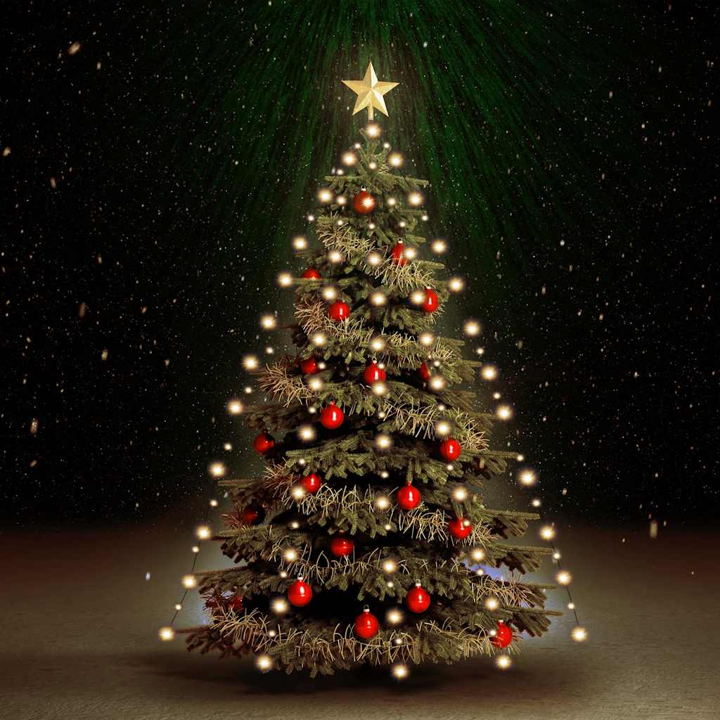 lysnet til juletræ 210 lysdioder 210 cm
