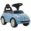 gåbil Fiat 500 blå