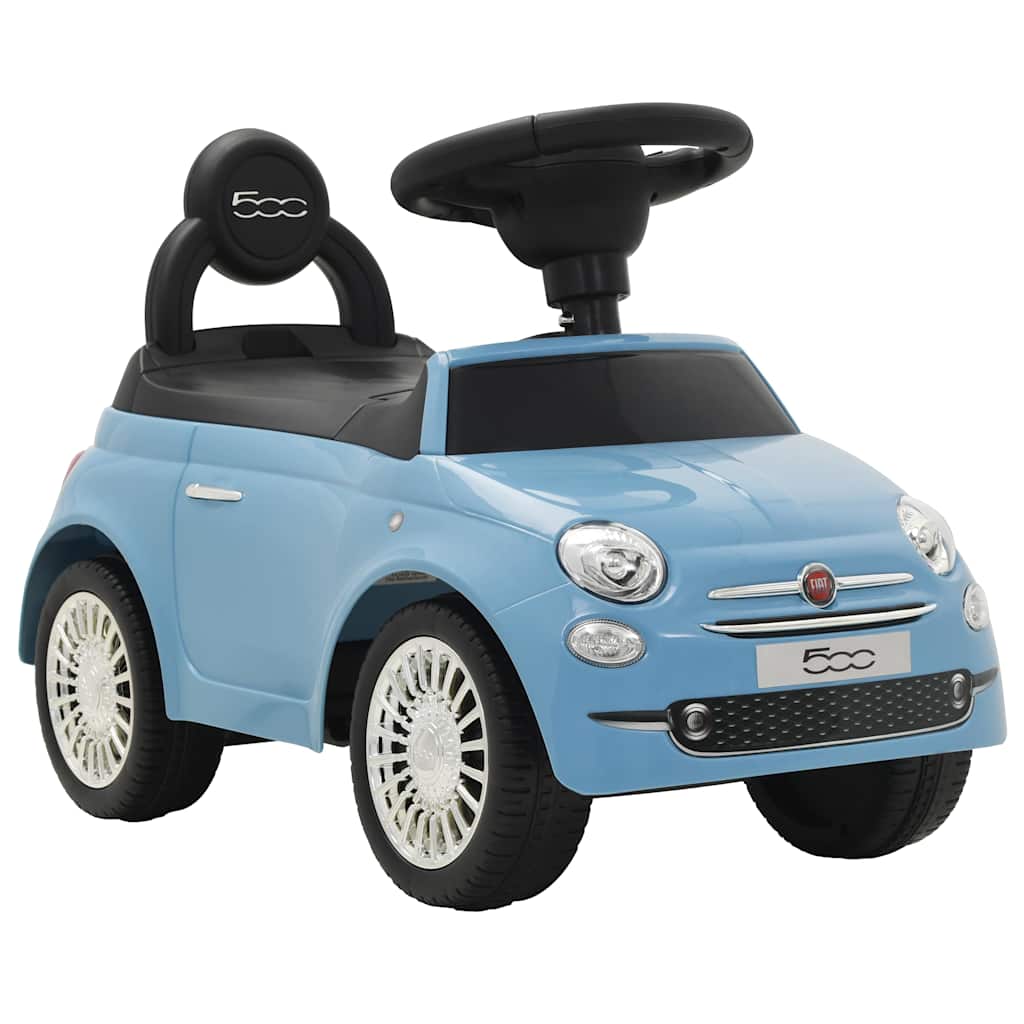 gåbil Fiat 500 blå billede
