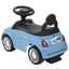 gåbil Fiat 500 blå