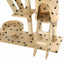 kradsetræ til katte med sisal-kradsestolper 230-250 cm poteprint beige