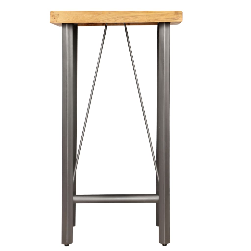 barsæt 3 dele massivt genanvendt teak