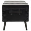 sofabord MDF og stål 102 x 51 x 48 cm