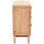 kommode 80x36x75 cm massivt grantræ