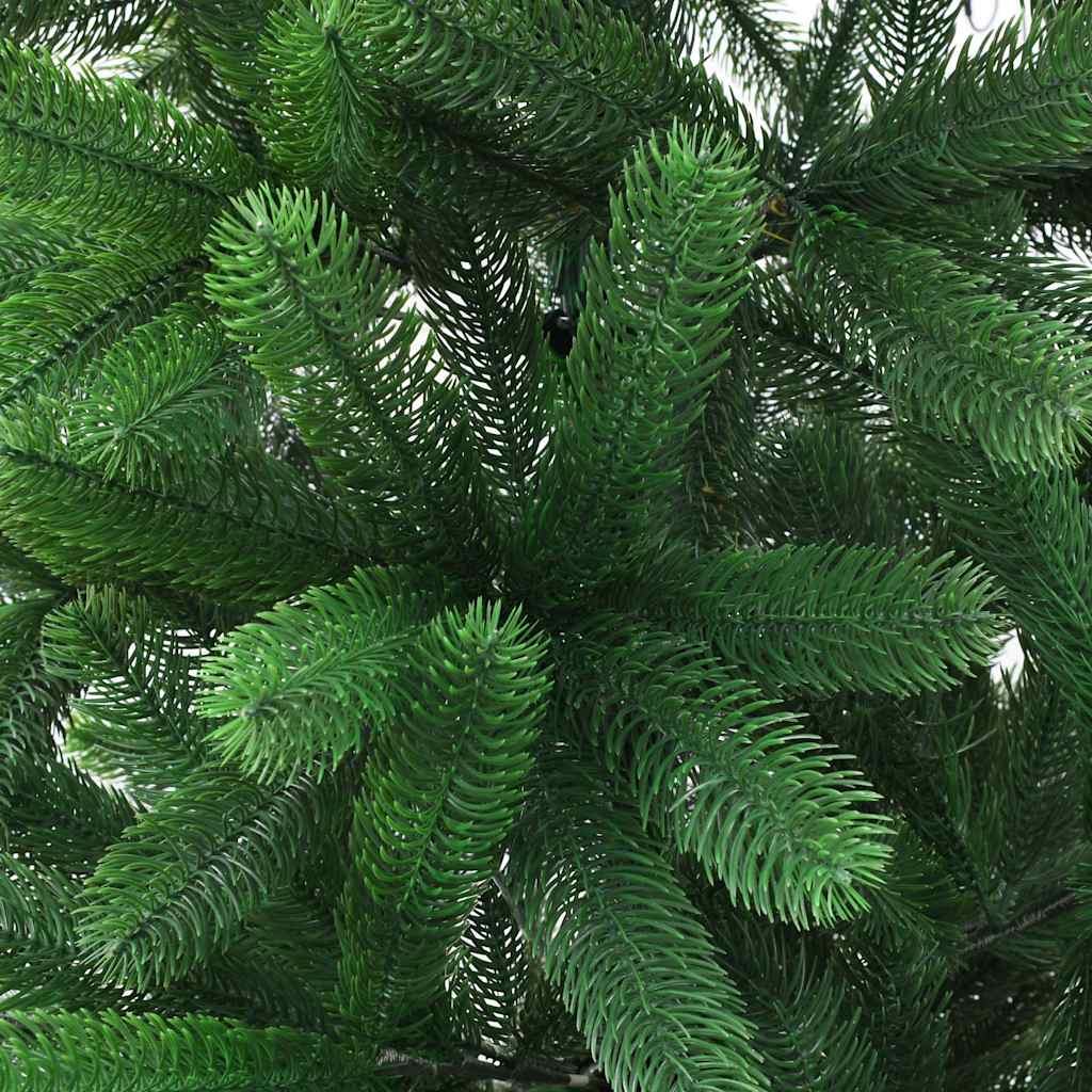kunstigt juletræ med naturtro nåle 180 cm grøn