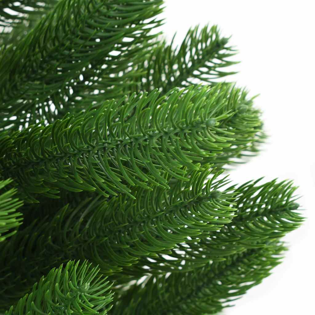 kunstigt juletræ med naturtro nåle 180 cm grøn