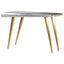 Aviator-skrivebord vintage flyverstil 120 x 60 x 76 cm