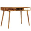 skrivebord 110 x 55 x 76 cm massivt akacietræ