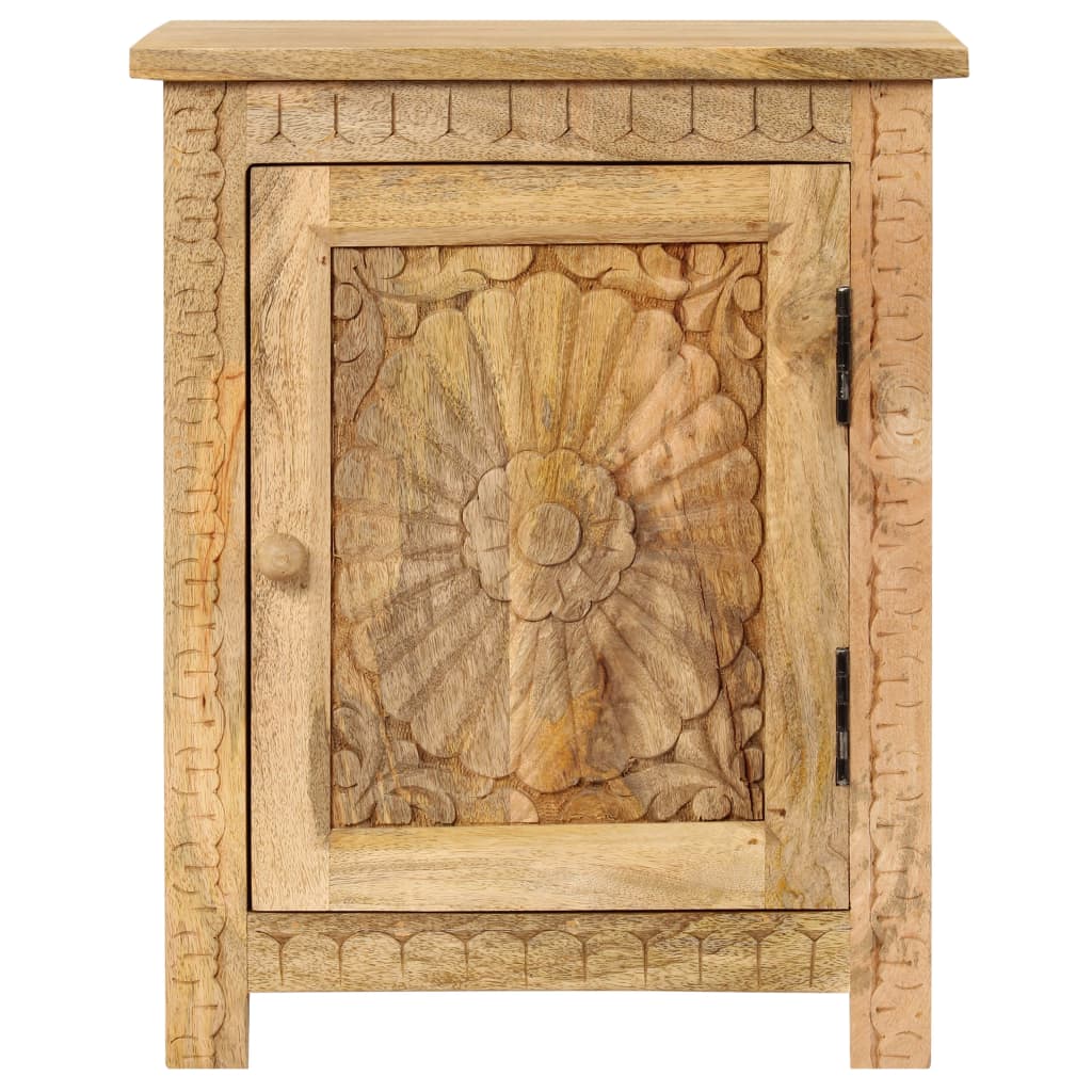 sengebord 40x30x50 cm massivt mangotræ