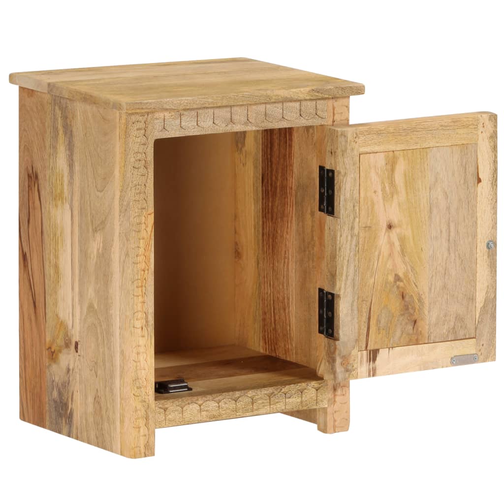 sengebord 40x30x50 cm massivt mangotræ