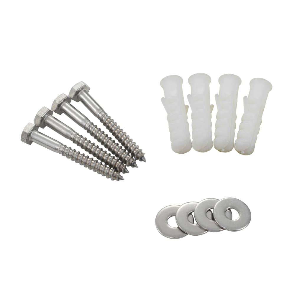 skorstenshætte i rustfrit stål 50 x 50 x 37 cm