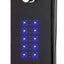 brusepanel 20x44x130 cm aluminium sort