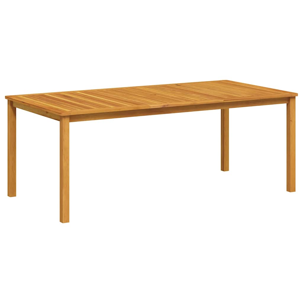Havebord i massivt akacietræ - 200 × 100 × 74 cm
