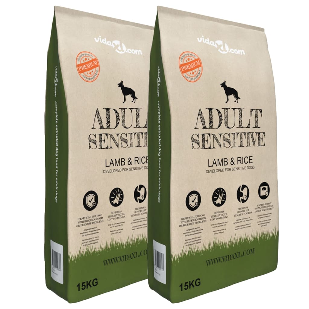 luksustørfoder til hunde Adult Sensitive Lamb & Rice 2 stk. 30 kg