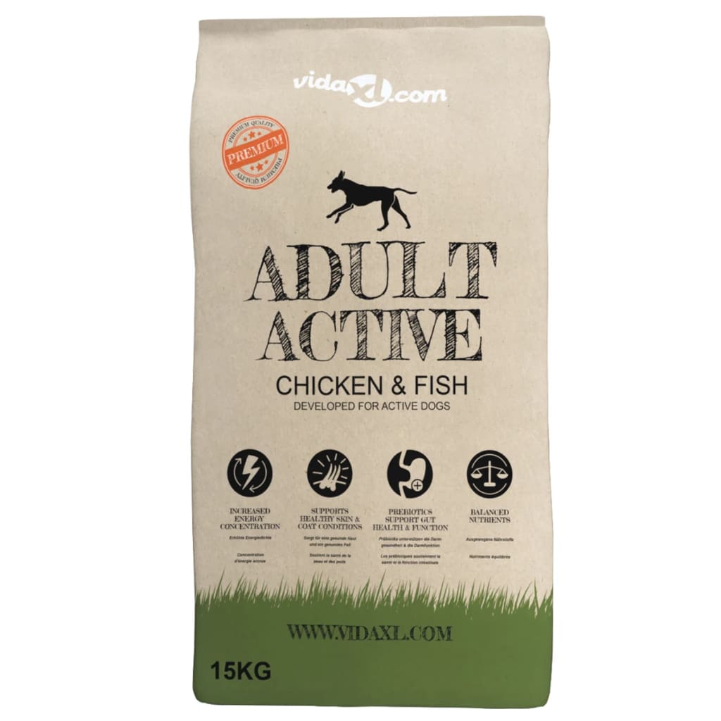 luksustørfoder til hund Adult Active Chicken & Fish 2 stk. 30 kg