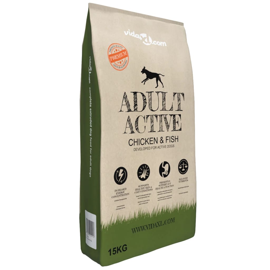 luksustørfoder til hund Adult Active Chicken & Fish 2 stk. 30 kg