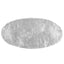 sofabord 100 x 50 x 28 cm hamret aluminium sølvfarvet