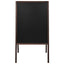 dobbeltsidet tavle cedertræ fritstående 60 x 80 cm