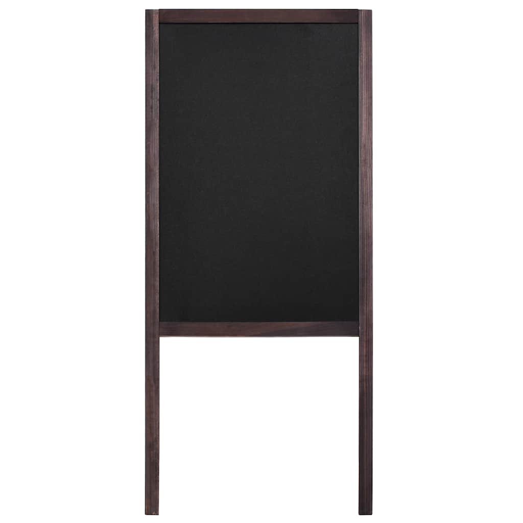dobbeltsidet tavle cedertræ fritstående 40 x 60 cm