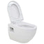 væghængt toilet keramik hvid