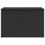 udendørs opbevaringskasse 150x100x100 cm polyrattan sort