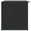 udendørs opbevaringskasse 150x100x100 cm polyrattan sort