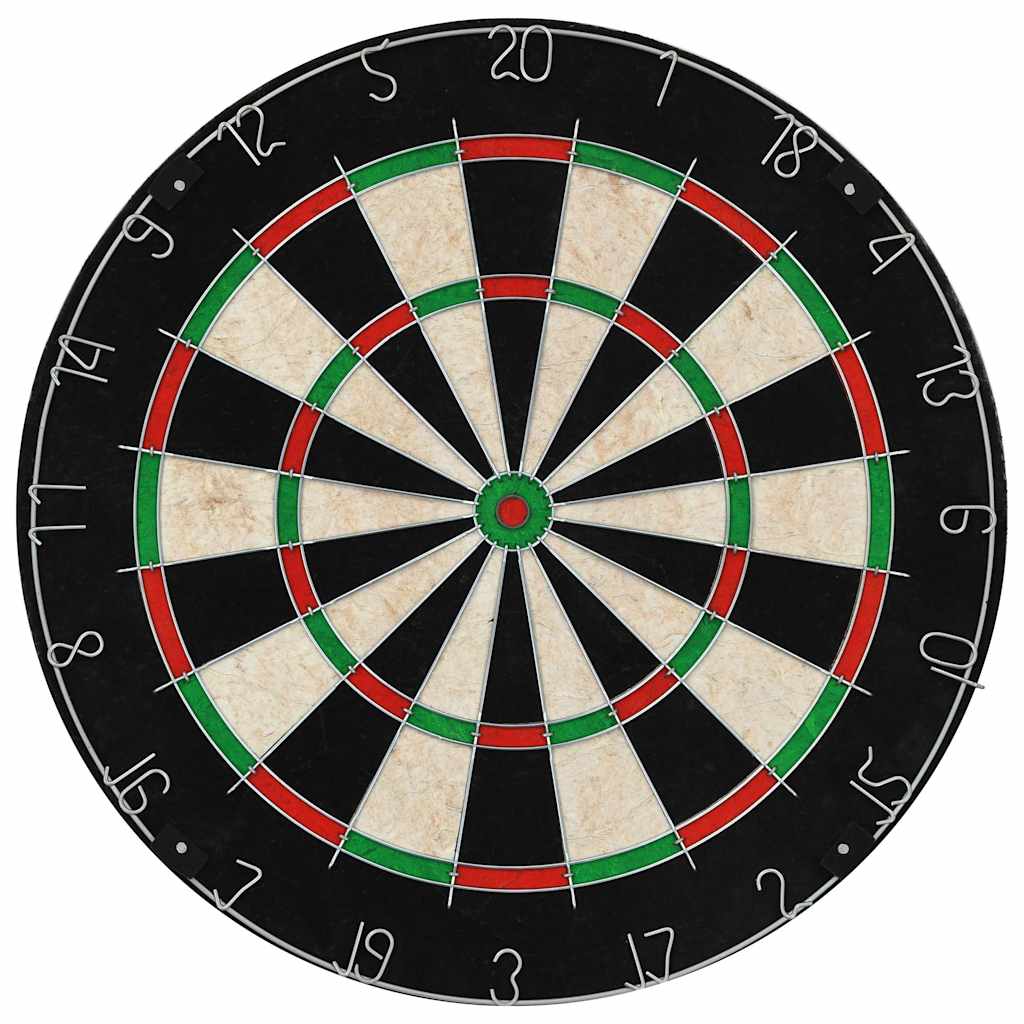 professionel dartskive i sisal med skab og 6 dartpile