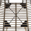 spisebordsstole 2 stk. naturligt rattan brun