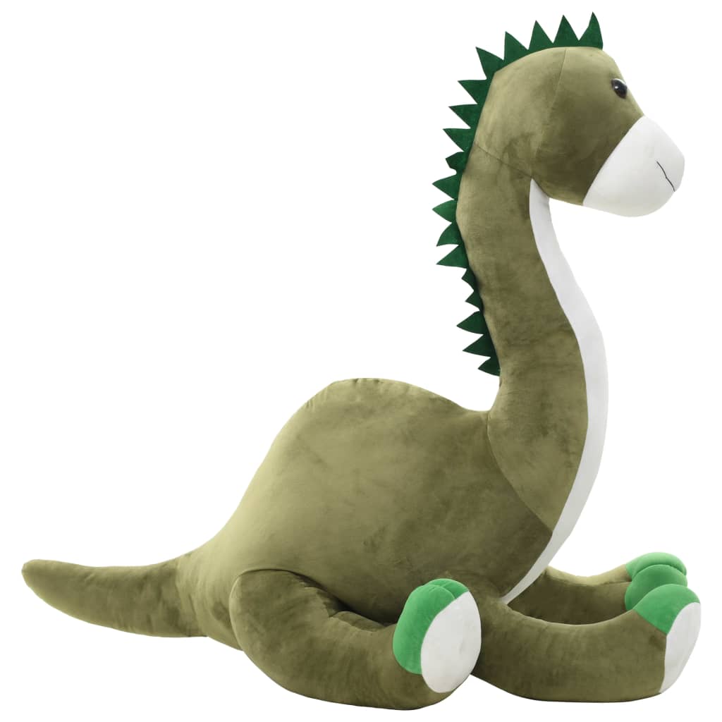 tøjdyr brontosaurus plysstof grøn billede