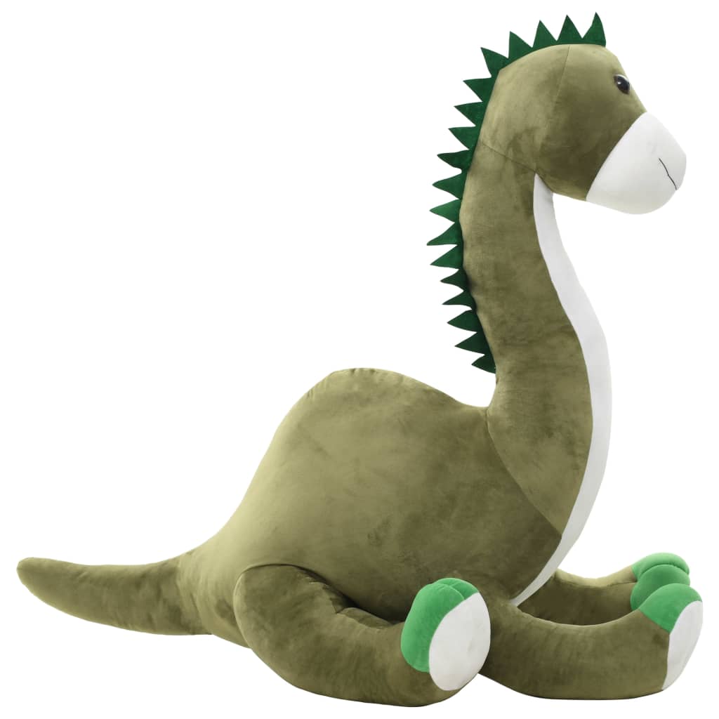 tøjdyr brontosaurus plysstof grøn billede