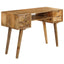 skrivebord massivt mangotræ 115 x 47 x 76 cm