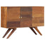 skænk 110x30x75 cm massivt genbrugstræ brun
