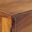 skænk 110x30x75 cm massivt genbrugstræ brun